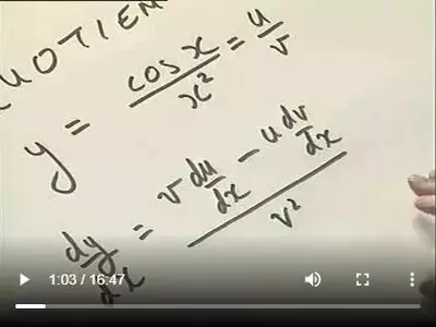 Year 13, The Quotient Rule